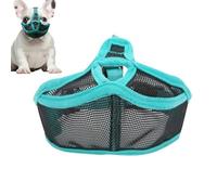 Bozal Bulldog Francés, Bozal Bulldog Bozal para Perros, Bozal para Perros, Bozal de Perro, Malla Ajustable Bozal Bulldog Francés, Transpirable Hocico Corto Antipicadura (M)