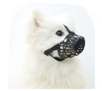 Bozal clásico para perro, pantalón y bebida, bozal de plástico transpirable ajustable para perros pequeños, medianos y grandes, evita mordeduras, ladridos y masticaciones (negro, 6#XL)