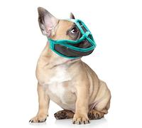 Bozal Corto Bozal Bulldog Malla Transpirable Anti-mordida para Bulldogs Franceses Pugs Chihuahuas Correa Ajustable Ajuste para Perros de Nariz Corta Suministros para Mascotas (S)