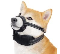 Bozal de boca de perro pequeño y grande, seguro, cómodo, para pasear perros al aire libre para un control seguro de ladridos
