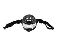 Bozal de disfraz de perro de Halloween, no dinero de sangre, 35 cm | Marco de goma flexible y correa ajustable para vestirse de temporada