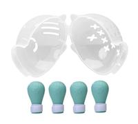 Bozal de gato | Bola de cabeza de gato para aseo con botas, accesorios antiarañazos para mascotas para bañarse, lavar, recortar, recortar, visitas veterinarias, viajes