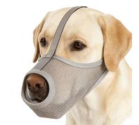 Bozal de malla para perros,Cubierta de de malla reflectante para mascotas,Bozal de perro - Para prevenir bisagras no deseadas lamiendo lamiendo comportamientos de masticación y entrenamiento de