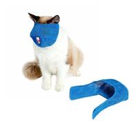 Bozal de malla transpirable para gatos, bozales de malla transpirable con bozal antimordeduras y antimaullidos para evitar que los gatos muerdan maullidos masticando arañazos