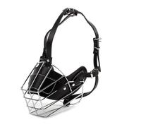 Bozal de metal para perro, bozal ajustable para perros, bozales para perros de raza grande, bozal sin mordeduras para perros, malla de boca de perro, bozal de perro para aseo, protección completa