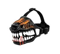 Bozal de mordida transpirable y flexible para Halloween, disfraz con | Bozal versátil antipastoreo para perro, multiusos, para juegos de aseo, entrenamiento de protección para caminar