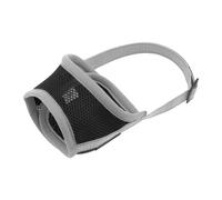 Bozal de Nailon de Malla Transpirable for Perros, bozal de Entrenamiento antimordeduras, máscara Suave antiladridos for Mascotas, Apto for Perros pequeños, medianos y Grandes, Pitbull (Color : Gray,