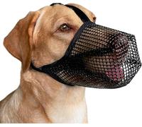 Bozal de Perro, bozales Cubiertos de Malla Suave para Perros pequeños, medianos y Grandes, protección de Cebo envenenado con Correas Ajustables, Evita Que muerdan y laman (XS+)
