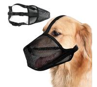 Bozal de Perro, Transpirable Máscara del Perro, Evitar Que Masticar/Alimentar/Morder, Mask Dog Malla Suave Perros Pequeños Medianos Grandes, M
