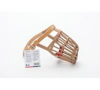 BOZAL DE PLASTICO C/CORREA DE CUERO TALLA: 3 COVETRUS
