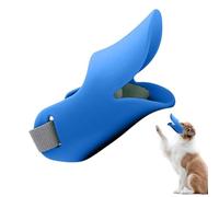 Bozal de silicona para perro, forma de de pato técnica primaria, correa ajustable, protector de seguridad semántico profundo antimordeduras para mascotas, material secundario, acabado de goma