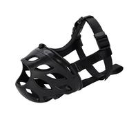 Bozal de Silicona Suave for Perro, bozales de Cesta Transpirables, máscara Ajustable Apta for Perros pequeños, medianos y Grandes, Pitbull, Deja de morder y ladrar (Color : Black, Size : Size 1)