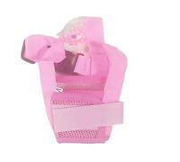 Bozal Golden Retriever & Teddy para perro, máscara antimordedura para masticar con agujero para beber para perros pequeños y medianos (rosa, M)