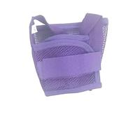 Bozal Golden Retriever & Teddy para perro, máscara antimordedura para masticar con agujero para beber para perros pequeños y medianos (morado, XXL)