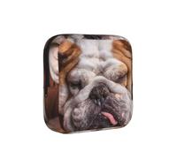 Bozal para Bulldogs ingleses, Mascotas, Perros durmiendo,Bolsas para Guardar compresas sanitarias, Bolsas para la menstruación para Mujeres y Adolescentes.