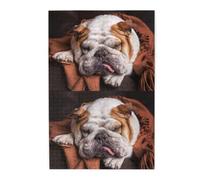 Bozal para Bulldogs ingleses, Mascotas, Perros durmiendo, Rompecabezas de 1000 Piezas, Rompecabezas de Madera para Toda la Familia, decoración de Pared para Adultos y Adolescentes.