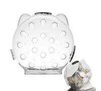 Bozal para gatos - Bozal Transpirable Con Burbujas Orejas De Gato, Cubierta De Aseo Anti-Mordedura para, Escudo De Protección De Cabeza, Herramienta De Aseo Ajustable | Cubierta De La Cabeza De