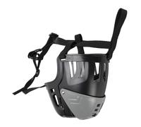 Bozal para para Entrenamiento, Cubierta bucal de plástico Ajustable, diseño Transpirable para Mayor Comodidad, inhibición de mordeduras y ladridos, Perros pequeños, medianos y