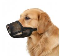 Bozal para Perro Bozal De Malla Transpirable para Perros PequeñOs y Medianos, Lazo Ajustable, Permite Beber y Evita Ladridos, Mordeduras y Masticaciones.