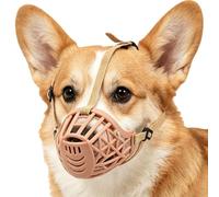 Bozal para perro | Bozal transpirable antiladridos y cubre humana a jaula | Para hocico facial para mascotas, cachorros, gatos, patos, loros, peluquería, acabado, adiestramiento, búsqueda de
