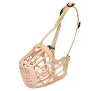 Bozal para perro, cesta suave ajustable para morder, masticar, ladrar, cubierta de malla transpirable que permite beber y jadear, adecuado para perros pequeños a grandes (XL)