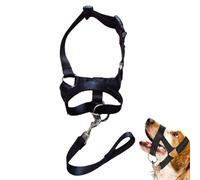 Bozal para perro, cubierta bucal suave, herramienta de entrenamiento de | Ayuda de gestión, múltiples opciones de tamaño S a XXL | Cuerda de conexión incluida para control agresivo canino, paseos