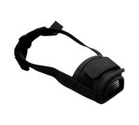 Bozal para perro, hocico corto de poliéster, malla de aire, transpirable, ajustable, protector bucal para perros, 14-28 cm, bozal suave para ladridos, mordeduras, entrenamiento, al aire libre