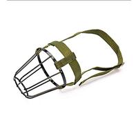 Bozal para Perros, bozal Protector de Metal Ajustable para Perros, Adecuado para exámenes Veterinarios, Aseo, Paseos por el Parque