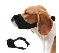 Bozal para Perros, Bucal para Perro con Lazo Ajustable Apto Perro de Tamaño Mediano Evitar Que Masticar Alimentar Morder Nailon Suave Transpirable Boza para Doberman Schnauzer Setter Inglés (L)