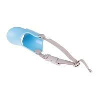 Bozal para perros con efecto antimordida, protector bucal de pato suave de silicona con correa ajustable, ideal para perros pequeños y medianos, ideal contra ladridos, mordeduras, masticar (azul