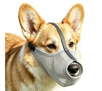 Bozal para perros de malla | Bozal suave reflectante de malla - Bozal para perros | Garantiza un flujo de aire óptimo, evitando el sobrecalentamiento durante el uso en verano mientras ladra muerde