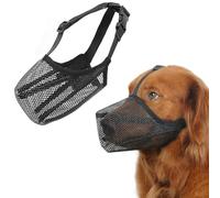 Bozal Perro, Bozal para Perros Grandes, Bozal Antiladridos Malla, Bozal Anti Ingestas, para Perros Pequeños Medianos Grandes, Evita Que Coman, Muerdan y Mastiquen (XL)