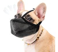 Bozal Perro Pequeño, Bozales para Perros, Ajustable y Transpirable con Cierre de Gancho y Bucle para Perros Pequeños, Medianos y Grandes Entrenamiento(S)