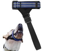 Bozal protector ajustable para perros con alambre reflectante, suministros de entrenamiento para perros grandes para el hogar, jugar al aire libre, caminar, viajar, fotografía