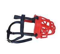 Bozales para Perros Bozal Perro Pequeño Bozal para Perros Grandes Bozal de Cesta para Perros Bozal para Perros medianos Red,Size-5