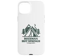 Bozeman Hot Springs Campgrounds RV Tent Camping Familiar Carcasa para iPhone 15 Plus
