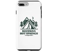 Bozeman Hot Springs Campgrounds RV Tent Camping Familiar Carcasa para iPhone 7 Plus/8 Plus