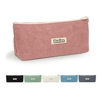 Boziee Pencil Box Cuerda Tela Lápiz Box Chica Lápiz Bolsa Teen Pencil Box Escuela Pencil Box Escuela, Oficina Pencil Box (Rosa)