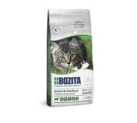BOZITA Active & Sterilised Cordero sin Cereales - Alimento seco para Adultos principalmente Gatos Que Viven al Aire Libre, 2 kg