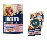 Bozita Dog Paté Cerdo con Postbióticos 6 x 400 g - Comida para Perros con proteína única - Comida húmeda sin Cereales de Sabor Completo en Forma de paté para el Perro