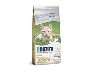 BOZITA Gatito sin Cereales para Pollo - Alimento seco para Gatitos, Gatos jóvenes y Madres Lactantes, 2 kg