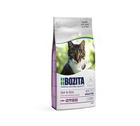 BOZITA Hair & Skin - Comida Seca sin Trigo con salmón para Gatos Adultos Que apoya el Cuidado de la Piel y el Pelaje, 10 kg