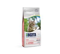 BOZITA Large Salmón sin Trigo - Alimento seco para Gatos Adultos de Razas Grandes, 10 kg