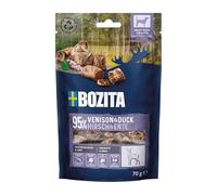 BOZITA Meaty Bites golosinas para perros de pato y venado 70g