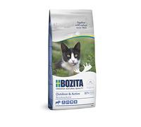 BOZITA Outdoor & Active Elch - Alimento seco para Gatos Adultos principalmente al Aire Libre, 2 kg