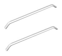 BOZONLI 2 Piezas Plata Tiradores Cocina Tiradores Armarios Tiradores para Cajones Aleación de Aluminio Tiradores Muebles (Centro del Orificio 288mm)