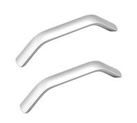 BOZONLI 2 Piezas Plata Tiradores Cocina Tiradores Armarios Tiradores para Cajones Aleación de Aluminio Tiradores Muebles (Centro del Orificio 96mm)