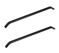 BOZONLI 2 Piezas Tiradores Cocina Negro Tiradores Armarios Tiradores para Cajones Aleación de Aluminio Tiradores Muebles (Centro del Orificio 288mm)