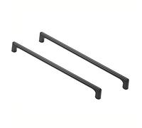 BOZONLI 2 Piezas Tiradores Cocina Titanio-Negro Tiradores Armario Aleación de Zinc Tiradores Muebles (Centro del Orificio 192mm)