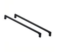 BOZONLI 2 Tiradores Cocina para Armarios en Negro Mate, AleaciĆ³n de Zinc (320mm)